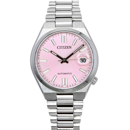 Orologio da donna Citizen Tsuyosa in acciaio inossidabile con quadrante rosa automatico NJ0200-50Z