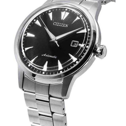 Orologio da uomo Citizen Kuroshio 64 Series Limited Edition in acciaio inossidabile con quadrante nero automatico NK0001-84E