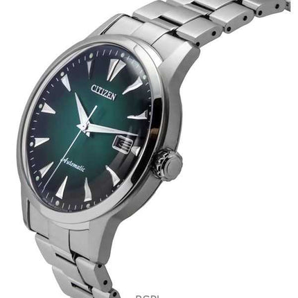 Orologio da uomo Citizen Kuroshio 64 Limited Edition in acciaio inossidabile con quadrante verde automatico NK0007-88X