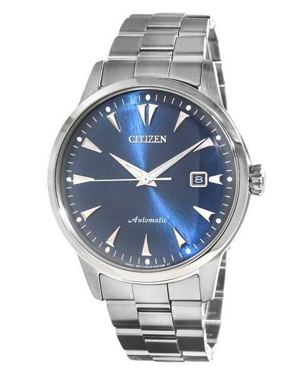 Orologio unisex Citizen Asia Limited Edition Kuroshio 64 in acciaio inossidabile con quadrante blu automatico NK0008-85L
