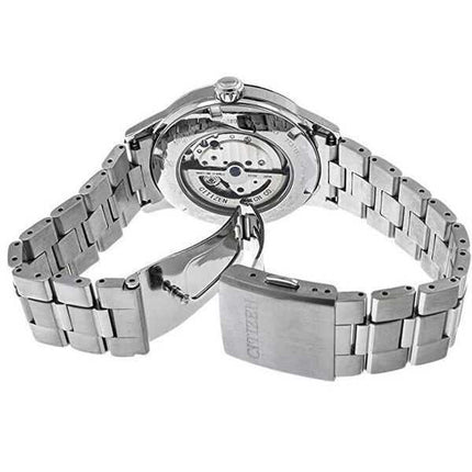 Orologio unisex Citizen Asia Limited Edition Kuroshio 64 in acciaio inossidabile con quadrante blu automatico NK0008-85L