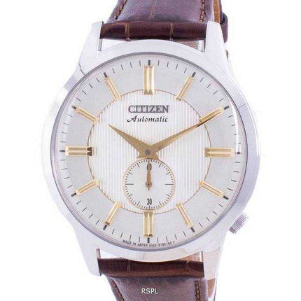 Orologio da uomo Citizen Beige con quadrante automatico realizzato in Giappone NK5000-12P