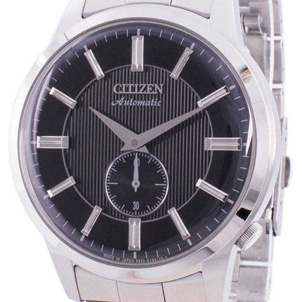 Orologio da uomo Citizen con quadrante nero automatico realizzato in Giappone NK5000-98E