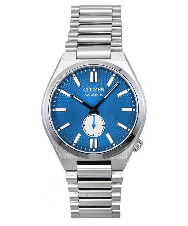 Orologio da uomo Citizen Tsuyosa Small Second in acciaio inossidabile con quadrante blu automatico NK5010-51L