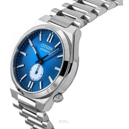 Orologio da uomo Citizen Tsuyosa Small Second in acciaio inossidabile con quadrante blu automatico NK5010-51L