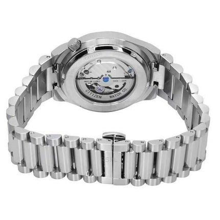 Orologio da uomo Citizen Tsuyosa Small Second in acciaio inossidabile con quadrante blu automatico NK5010-51L