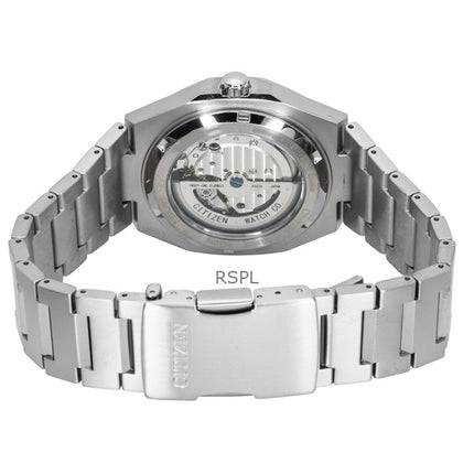 Orologio da uomo Citizen Zenshin 60 Super Titanium con quadrante verde automatico NK5020-58X 100M