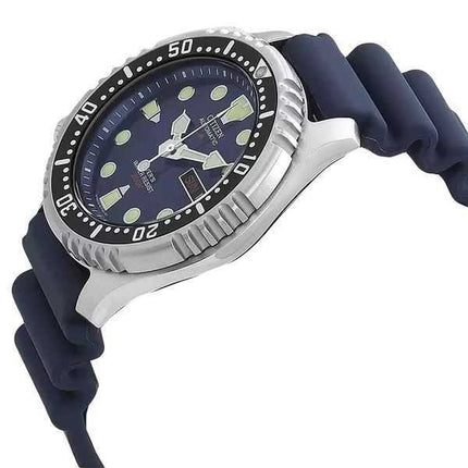 Orologio da uomo Citizen Promaster con cinturino in gomma e quadrante blu, automatico, subacqueo NY0040-17L 200M