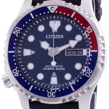 Orologio da uomo automatico Citizen Promaster Diver con quadrante blu NY0086-16L 200M