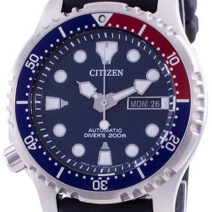 Orologio da uomo automatico Citizen Promaster Diver con quadrante blu NY0086-16L 200M