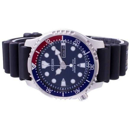 Orologio da uomo automatico Citizen Promaster Diver con quadrante blu NY0086-16L 200M