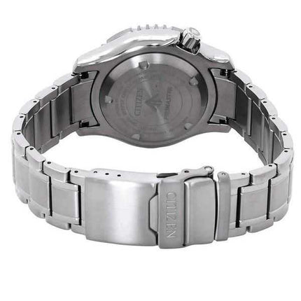 Orologio da uomo Citizen Promaster Marine Titanium Bracciale quadrante blu automatico Diver NY0100-50M 200M
