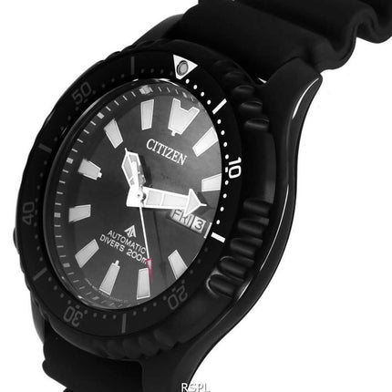 Orologio da uomo Citizen Promaster Fugu in edizione limitata con quadrante nero automatico NY0139-11E 200M da uomo