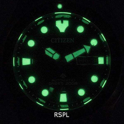 Orologio da uomo Citizen Promaster Marine Diver's automatico in acciaio inossidabile NY0140-80E 200M