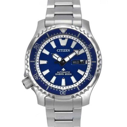 Orologio da uomo Citizen Promaster Marine Limited Edition quadrante blu automatico subacqueo NY0161-63L 200M con cinturino extra