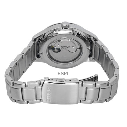 Orologio da uomo Citizen in acciaio inossidabile con quadrante verde automatico NY4058-79X