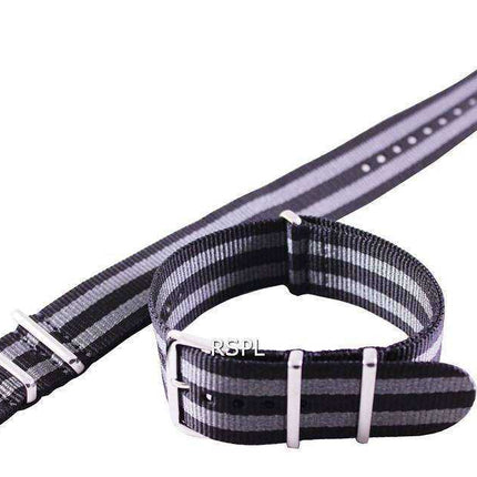 Ratio Cinturino Orologio Nato Grigio E Nero 22mm