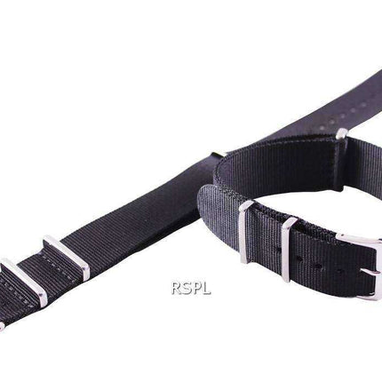 Ratio Cinturino Orologio Nato Nero 22mm