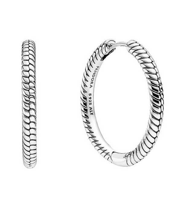 Pandora Moments Charm Hoop Orecchini 299532C00 Per Donna