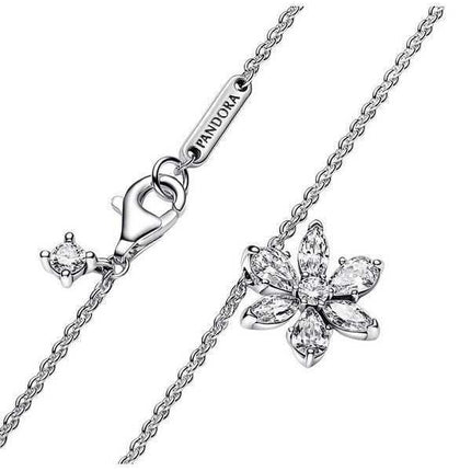 Collana con pendente a grappolo scintillante di erbario Pandora 392387C01-45 per donna
