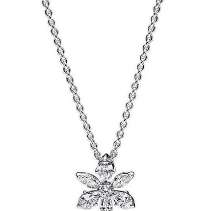 Collana con pendente a grappolo scintillante di erbario Pandora 392387C01-45 per donna