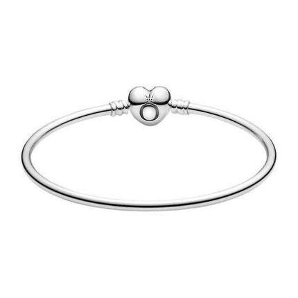 Bracciale rigido Pandora Moments Heart Clasp 596268-17 per donna