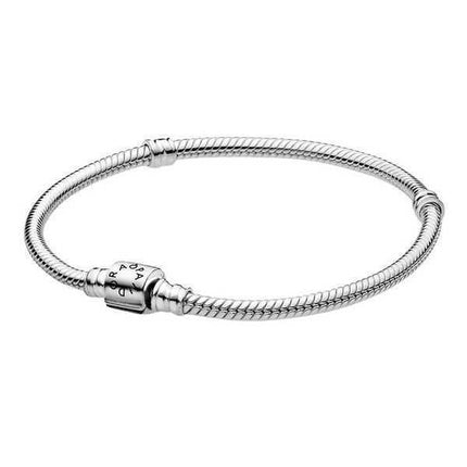 Pandora Moments Barrel Clasp Bracciale a catena a serpente 598816C00-20 per donna