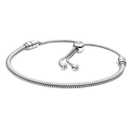 Pandora Moments Braccialetto scorrevole a catena a serpente 599652C01-2 per donna