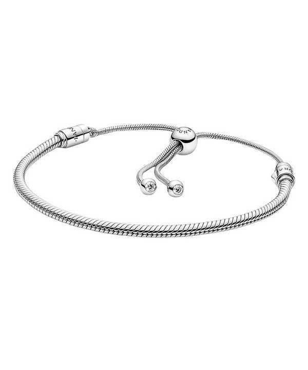 Pandora Moments Braccialetto scorrevole a catena a serpente 599652C01-2 per donna