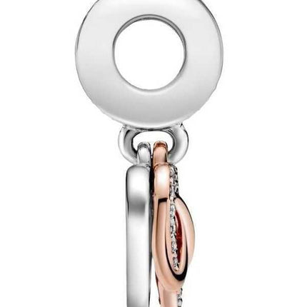 Pandora Charm pendente a forma di cuore infinito scintillante con zirconia cubica trasparente 788878C01 per donna