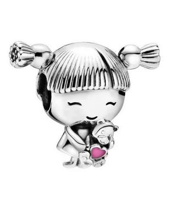 Pandora Bambina Charm Con Smalto Rosa 798016EN160 Per Donna