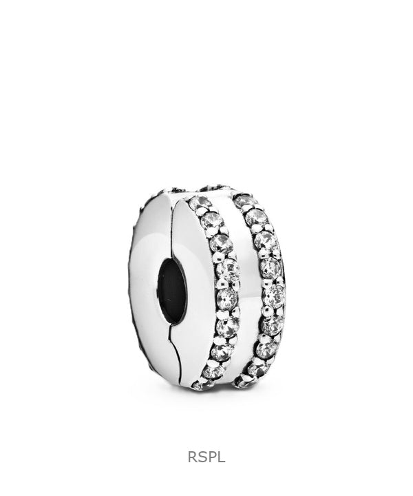 Charm Pandora in argento sterling con zirconi cubici trasparenti P-798422C01 per donna