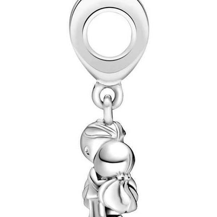 Pandora Coppia Sposata Sterling Silver Dangle Charm Con Zirconia Cubica Trasparente 798896C01 Per Le Donne