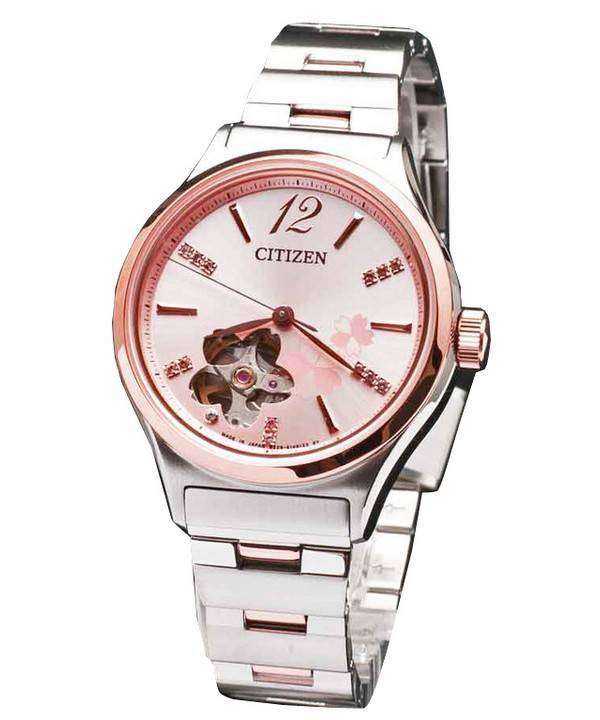 Orologio da donna Citizen Automatic "SAKURA" Swarovski Crystals PC1006-50X Limited Edition