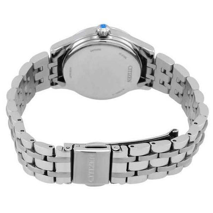 Orologio da donna automatico Citizen Luna in acciaio inossidabile a cuore aperto con quadrante argentato PR1040-88A