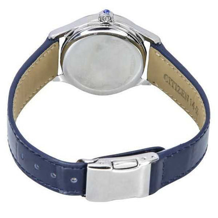 Orologio da donna automatico PR1041-18N con quadrante a cuore aperto in madreperla blu con cinturino in pelle Citizen Luna