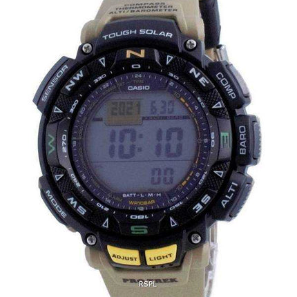 Orologio da uomo Casio Protrek Tough Solar Digital Compass PRG-240-5 PRG240-5 100M