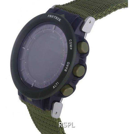 Orologio da uomo Casio Protrek quadrante nero digitale solare PRG-30B-3 PRG30B-3 100M