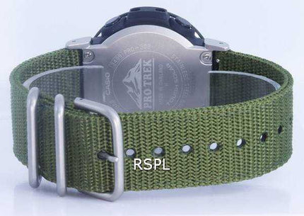 Orologio da uomo Casio Protrek quadrante nero digitale solare PRG-30B-3 PRG30B-3 100M