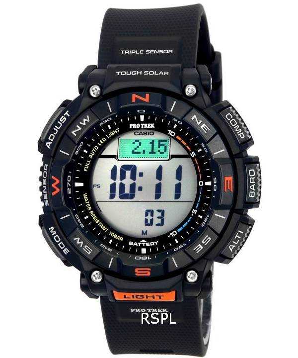 Orologio da uomo Casio Protrek Digital Solar Powered PRG-340-1 PRG340-1 100M