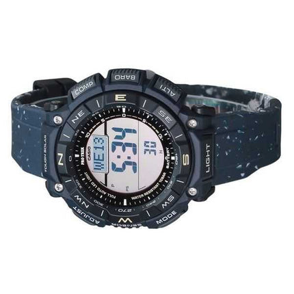 Casio ProTrek Climber Line Orologio da uomo digitale con cinturino in silicone blu Tough Solar PRG-340SC-2 100M
