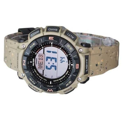 Casio ProTrek Climber Line Orologio digitale beige con cinturino in silicone Tough Solar PRG-340SC-5 100M da uomo