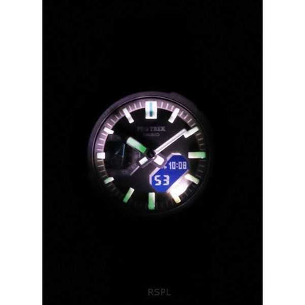 Casio Pro Trek Analog Digital Smartphone Link Resina Quadrante Verde Tough Solar PRJ-B001-1 100M Orologio da Uomo