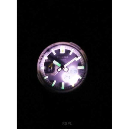 Casio Pro Trek Analog Digital Smartphone Link Cinturino in resina Quadrante grigio Orologio da uomo Tough Solar PRJ-B001-7 100M