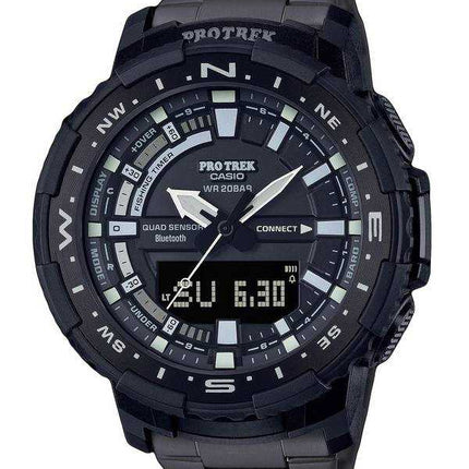 Orologio da uomo Casio Pro Trek Bluetooth analogico digitale al quarzo PRT-B70YT-1 PRTB70YT-1 200M