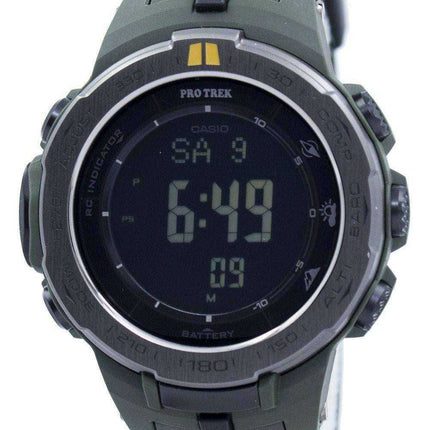 Casio Protrek Sensore a tripla sensibilità radio solare controllato PRW-3100Y-3 Orologio da uomo PRW3100Y-3