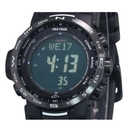 Casio Pro Trek Climber Digital Bio-Based Resin Strap Tough Solar PRW-35Y-1B Orologio da uomo 100M
