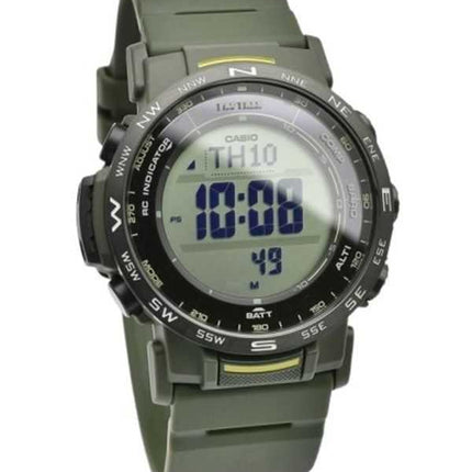Casio Pro Trek Digital Bio-Based Resin Strap Tough Solar PRW-35Y-3B Orologio unisex 100M