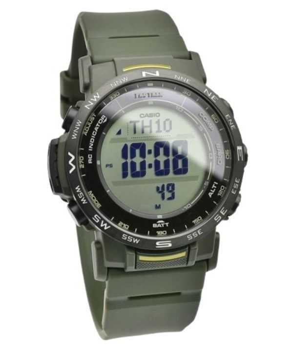 Casio Pro Trek Digital Bio-Based Resin Strap Tough Solar PRW-35Y-3B Orologio unisex 100M