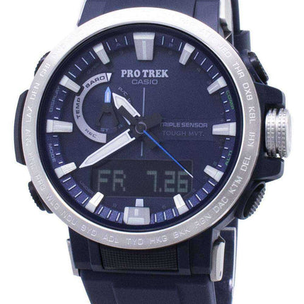 Orologio da uomo Casio Pro Trek PRW-60-2A PRW60-2A a triplo sensore MULTIBAND 6 Tough Solar